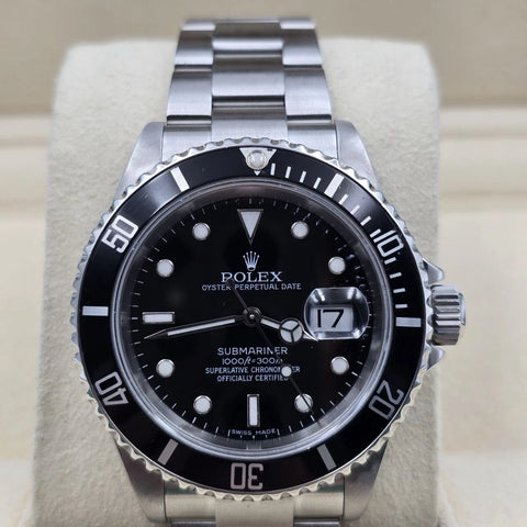 2007 Rolex Submariner Date 16610 Black Dial Stainless Steel Oyster 40mm
