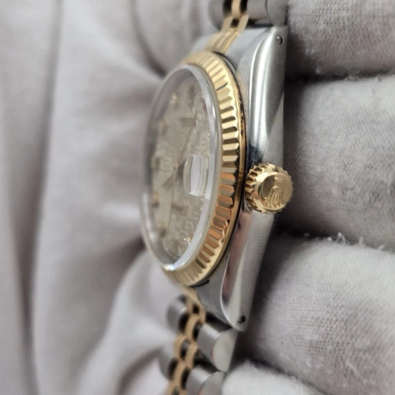 Rolex Datejust Midsize 68273 Silver Anniversary Diamond Dial
