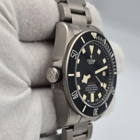 PAPERS 2021 Tudor Pelagos LHD 25610TNL 42mm Black Dial Titanium BOX