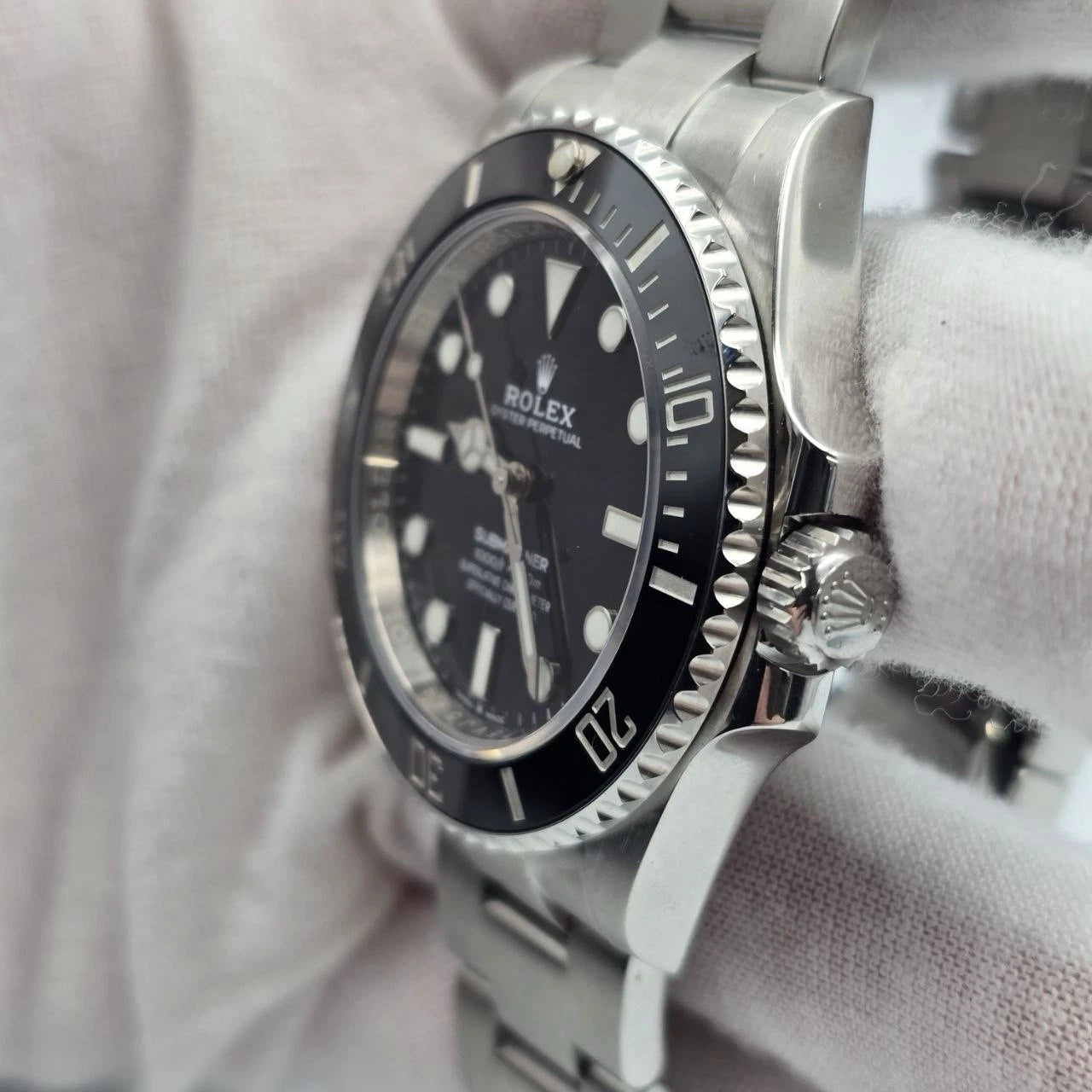 PAPERS 2021 Rolex Submariner No Date Ceramic Stainless Steel 41mm 124060 BOX