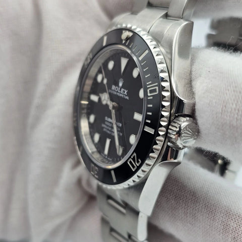 PAPERS 2021 Rolex Submariner No Date Ceramic Stainless Steel 41mm 124060 BOX