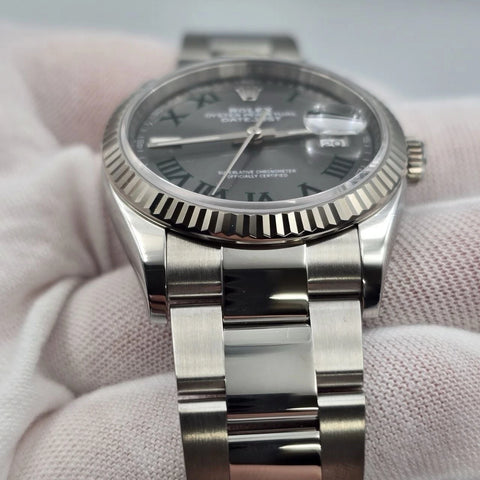 MINT 2024 PAPERS Rolex Datejust 36mm 126234 Oyster Wimbledon Dial BOX