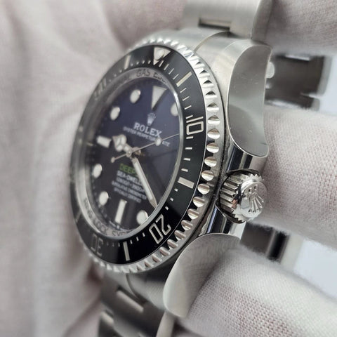 PAPERS 2022 Rolex Sea-Dweller Deepsea James Cameron Blue 136660 44mm Watch BOX