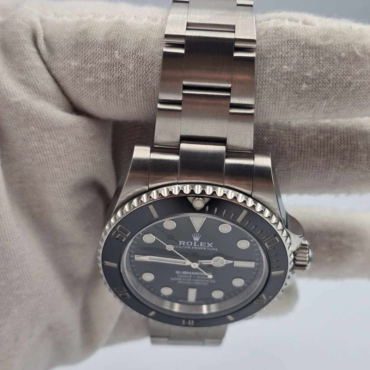 Rolex Submariner No-Date 114060 Stainless Steel Black Ceramic 40mm Watch