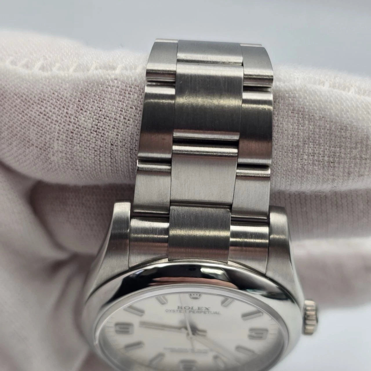 2012 PAPERS Rolex Oyster Perpetual 36mm Steel Silver Dial Watch 116000 BOX