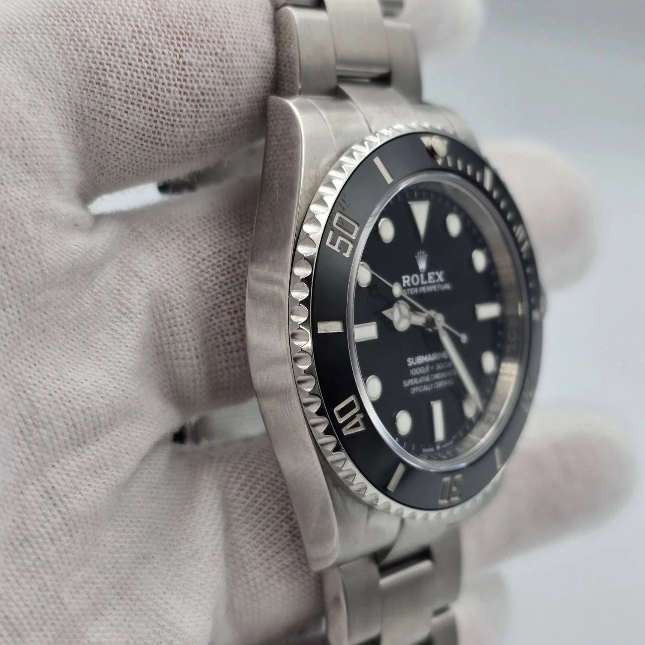 PAPERS 2021 Rolex Submariner No Date Ceramic Stainless Steel 41mm 124060 BOX