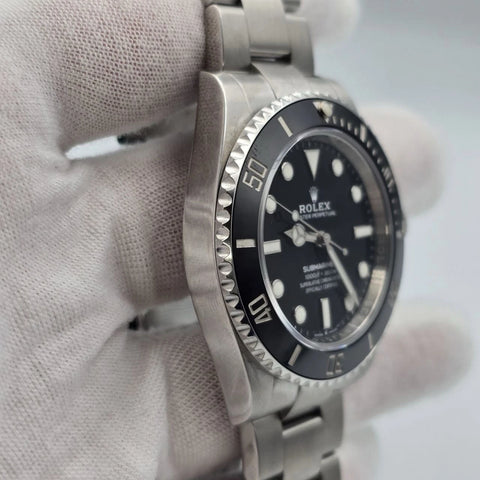 PAPERS 2021 Rolex Submariner No Date Ceramic Stainless Steel 41mm 124060 BOX