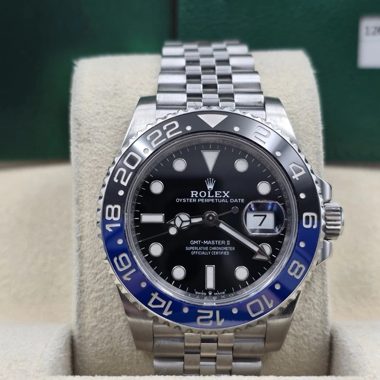 2020 PAPERS Rolex GMT-Master II 126710BLNR Batgirl Jubilee 40mm Watch BOX
