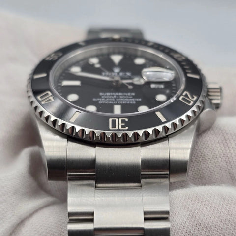 2017 PAPERS Rolex Submariner Date 116610LN Steel Black Ceramic 40mm Watch BOX