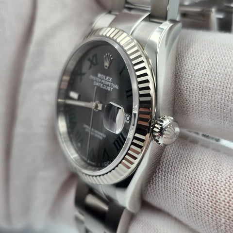 MINT 2024 PAPERS Rolex Datejust 36mm 126234 Oyster Wimbledon Dial BOX