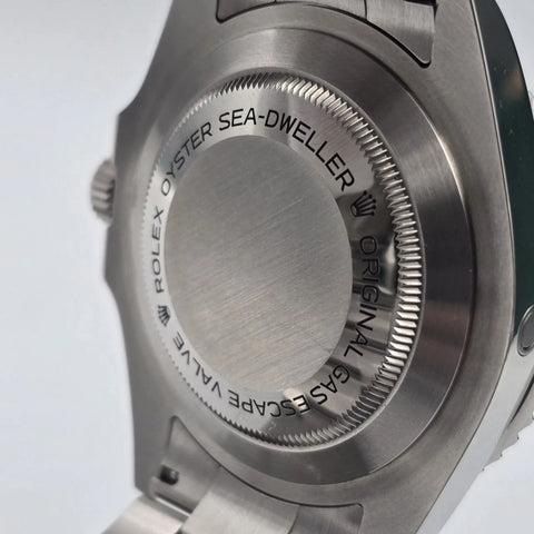 2019 PAPERS Rolex Sea-Dweller Black Red Letters Stainless Steel 43mm 126600 BOX