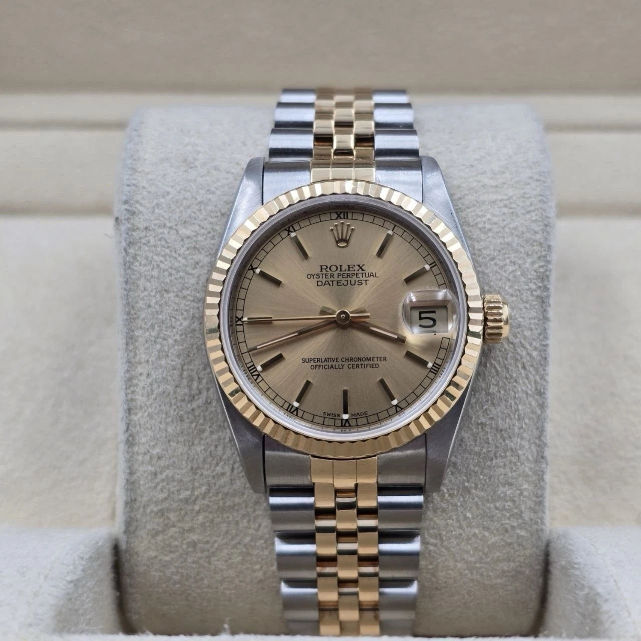 Rolex Datejust Midsize 68273 Champagne Dial