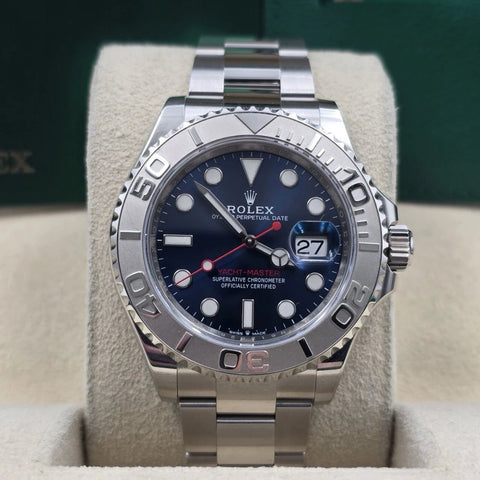 PAPERS 2020 Rolex Yacht-Master 40mm “Captain America” Blue Dial 126622 BOX