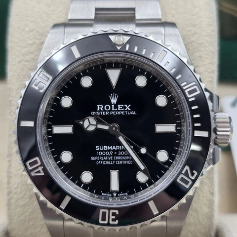 PAPERS 2021 Rolex Submariner No Date Ceramic Stainless Steel 41mm 124060 BOX