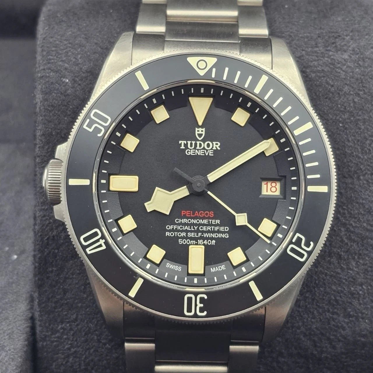 PAPERS 2021 Tudor Pelagos LHD 25610TNL 42mm Black Dial Titanium BOX