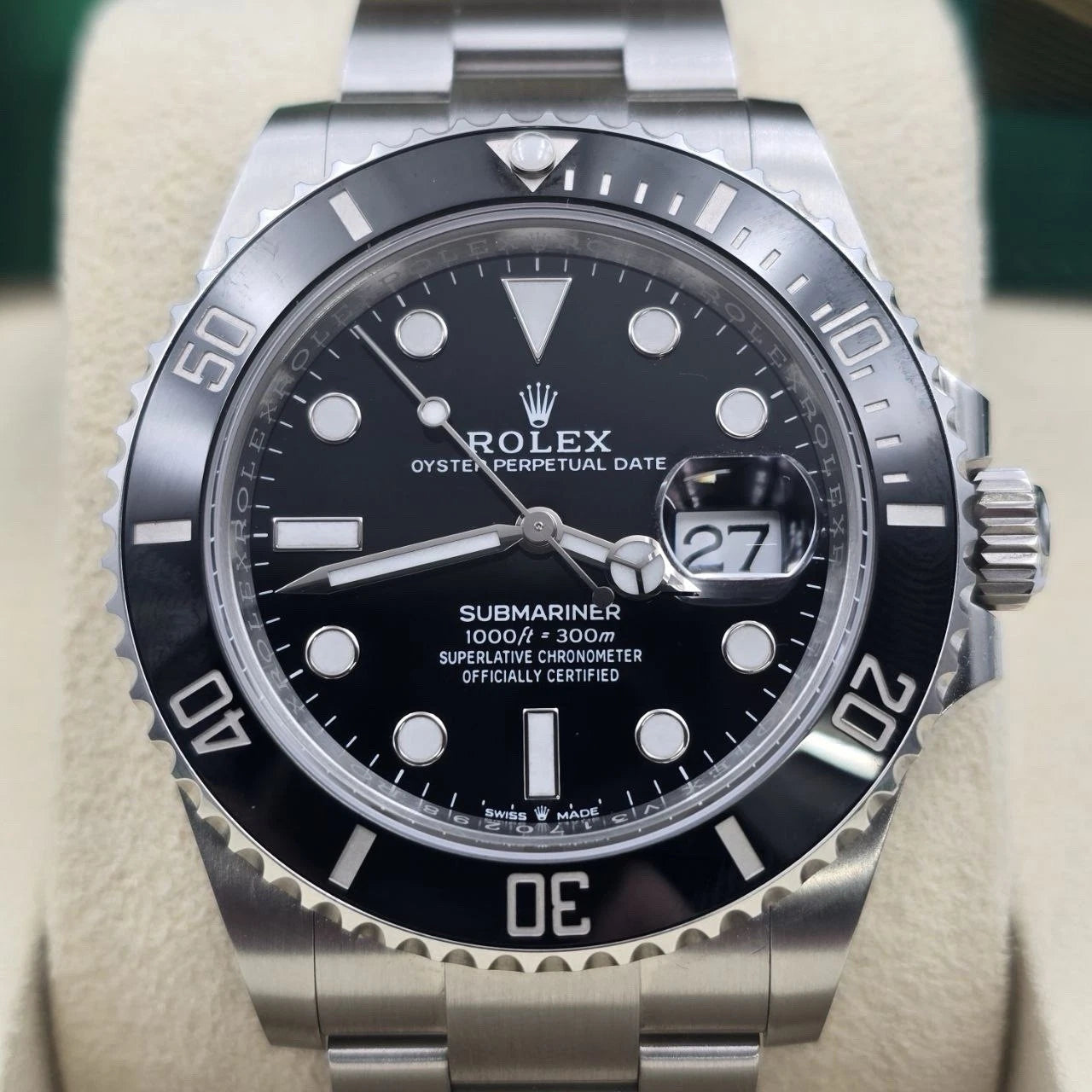 PAPERS 2025 Rolex Submariner Date 41mm Black Ceramic 126610LN Watch BOX