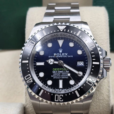 PAPERS 2022 Rolex Sea-Dweller Deepsea James Cameron Blue 136660 44mm Watch BOX