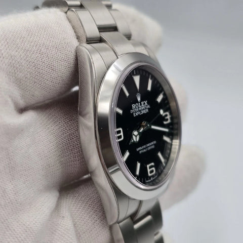 PAPERS 2025 Rolex Explorer I 40mm 224270 Stainless Steel Black Dial BOX