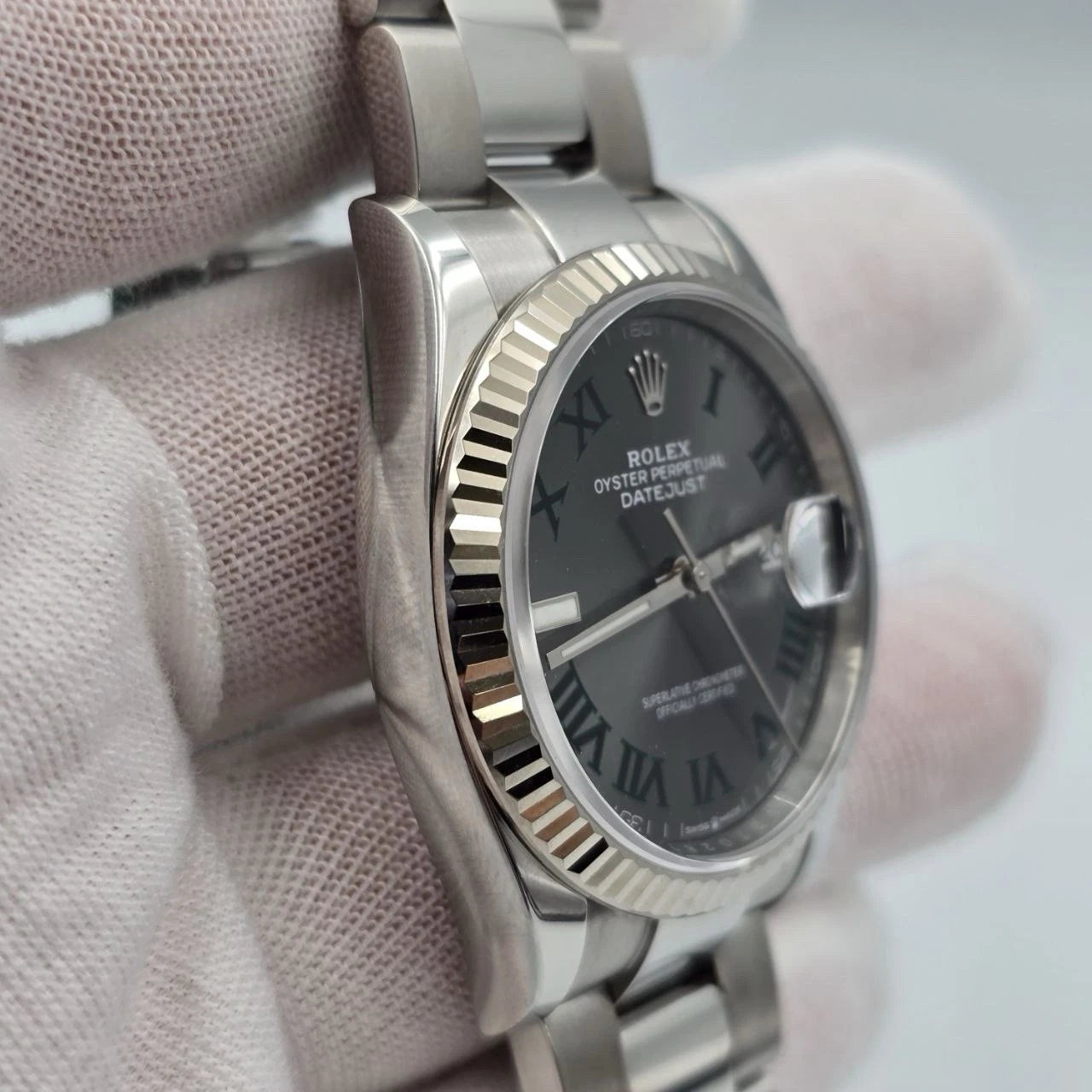 MINT 2024 PAPERS Rolex Datejust 36mm 126234 Oyster Wimbledon Dial BOX