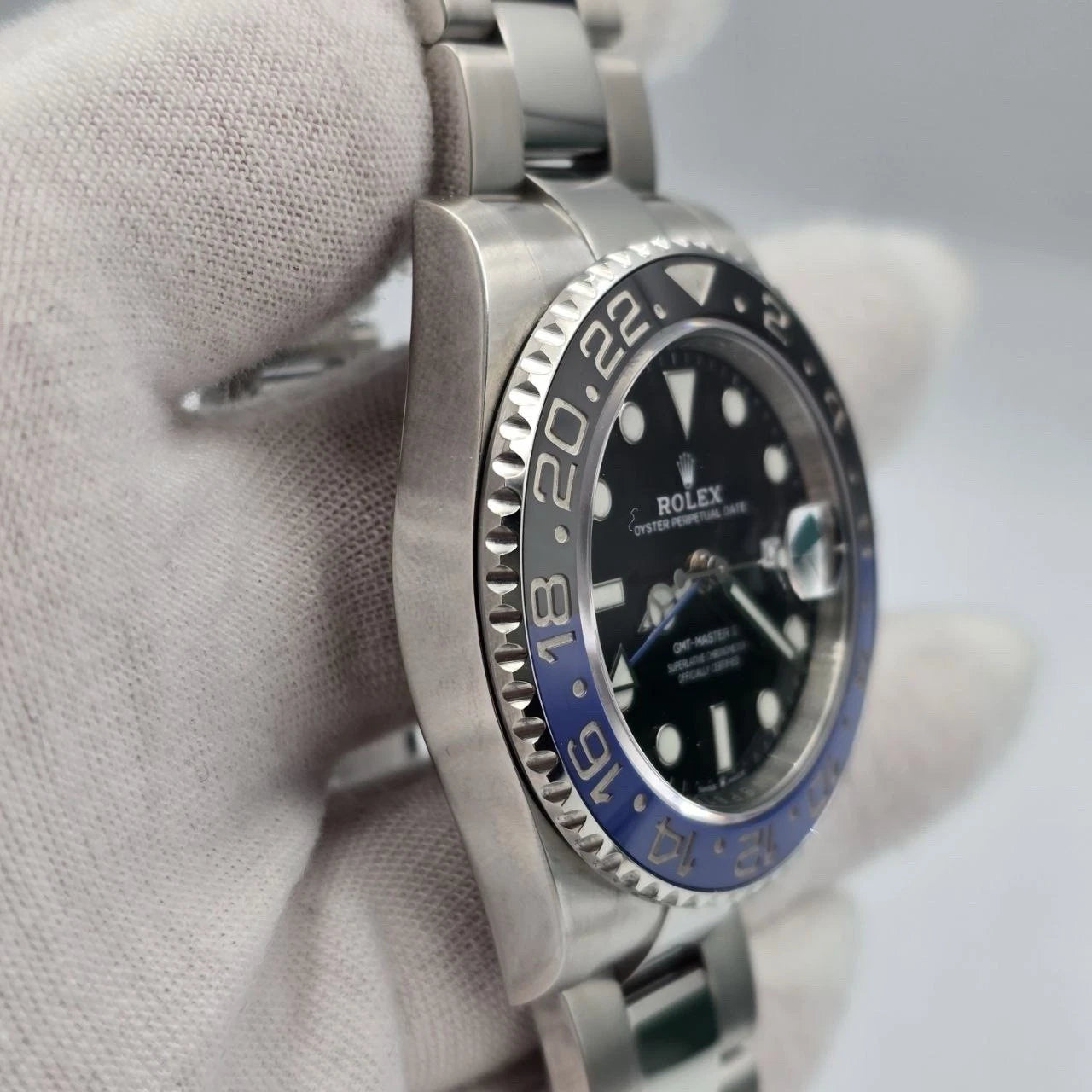 2021 PAPERS Rolex GMT Master II Batman Steel Oyster Bracelet 126710BLNR BOX