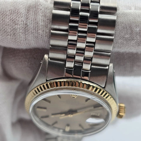 Rolex Datejust 1601 Stainless Steel Champagne Dial Jubilee 36mm Watch