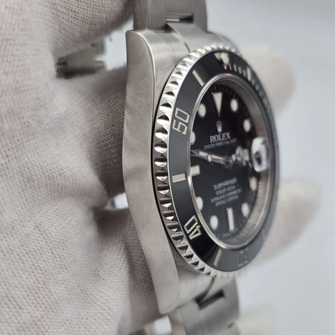 2017 PAPERS Rolex Submariner Date 116610LN Steel Black Ceramic 40mm Watch BOX
