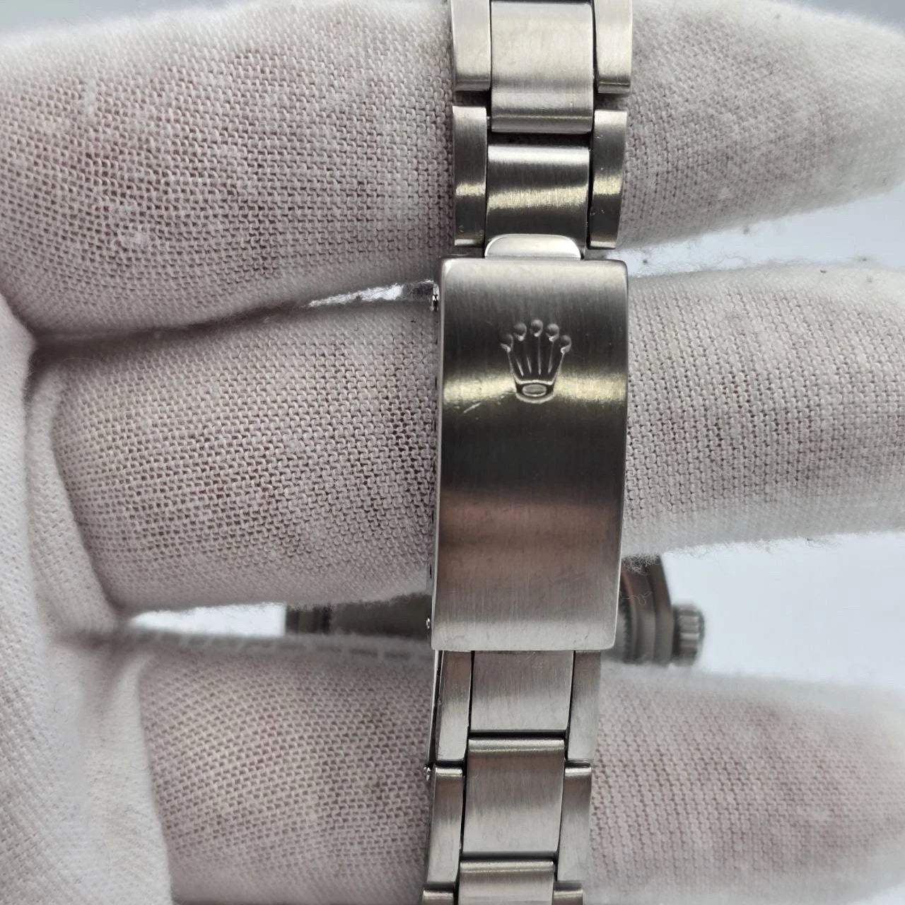 Rolex Oyster Date Precision 6426 Stainless Steel 34mm Manual Black Dial Watch