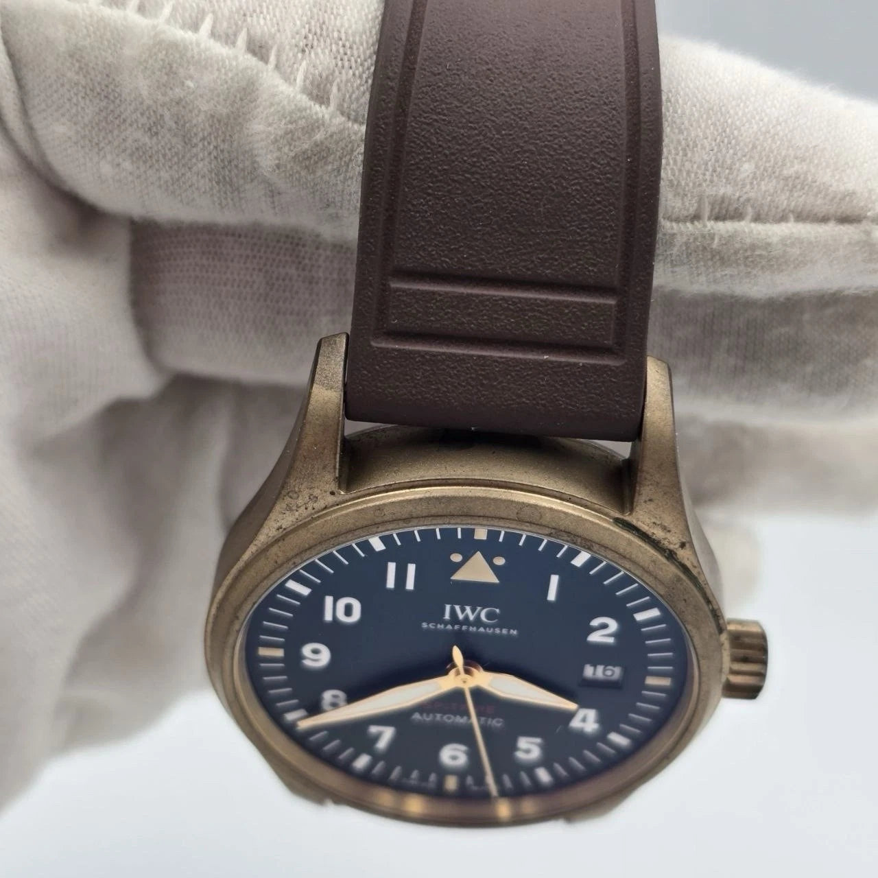 2020 PAPERS IWC Pilot's Watch Spitfire Bronze Automatic Watch IW326802 39mm BOX