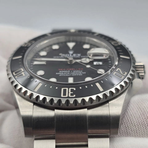 2019 PAPERS Rolex Sea-Dweller Black Red Letters Stainless Steel 43mm 126600 BOX