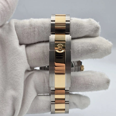 PAPERS 2022 Rolex Submariner Blue Dial Two Tone Gold 41mm Watch 126613LB BOX