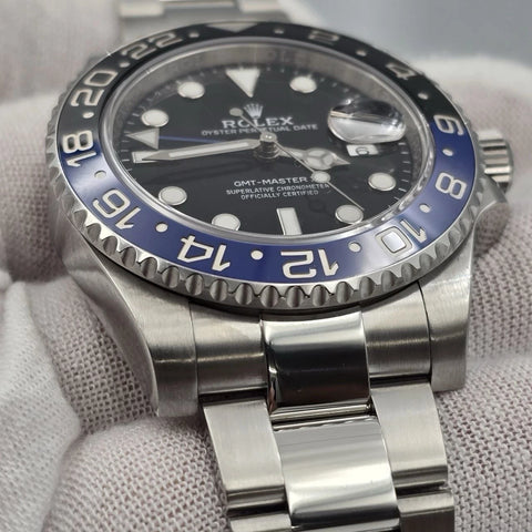 MINT 2016 PAPERS Rolex GMT Master II 116710BLNR Steel Ceramic Batman Watch BOX