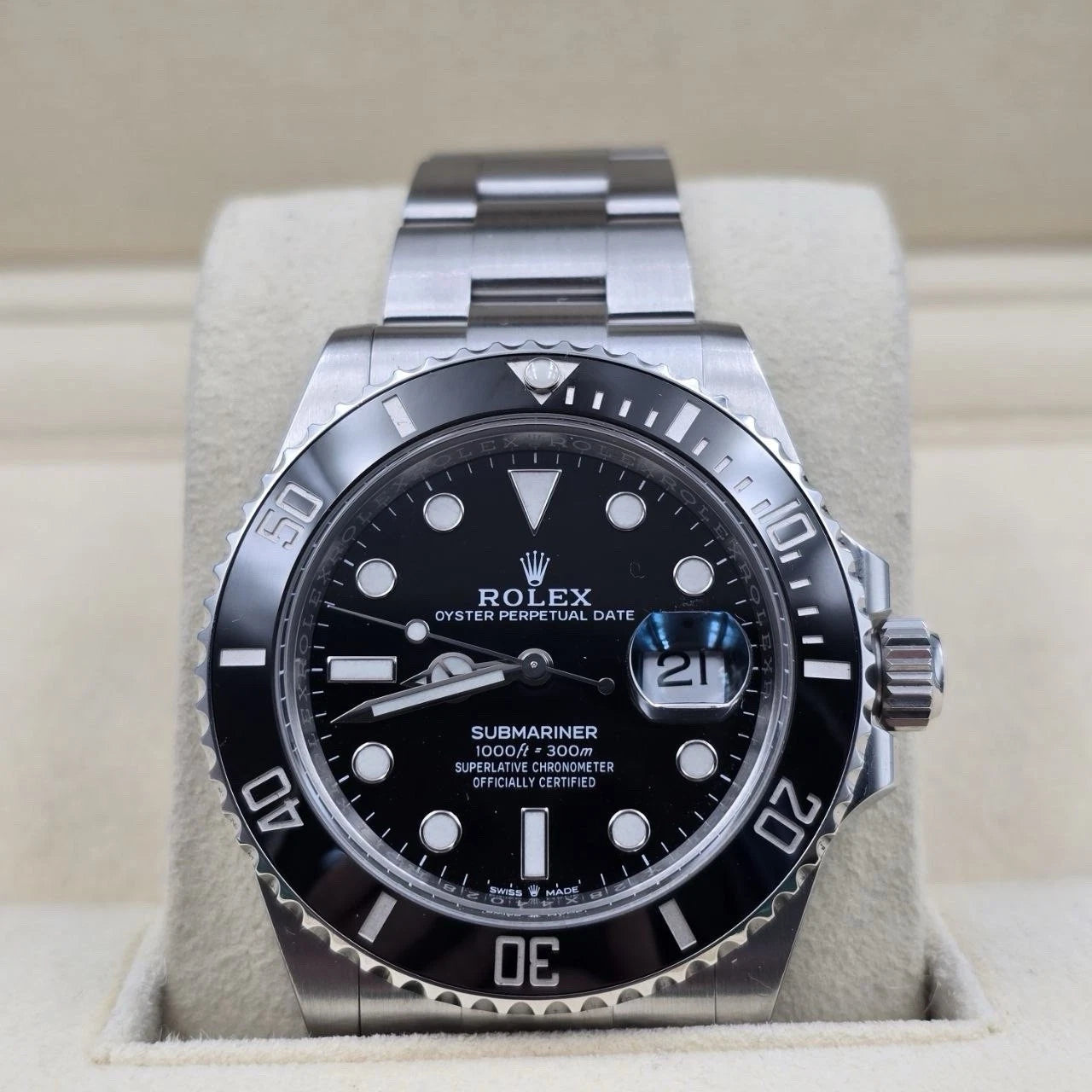 2020 PAPERS Rolex Submariner Date 41mm Black Ceramic 126610LN Watch BOX