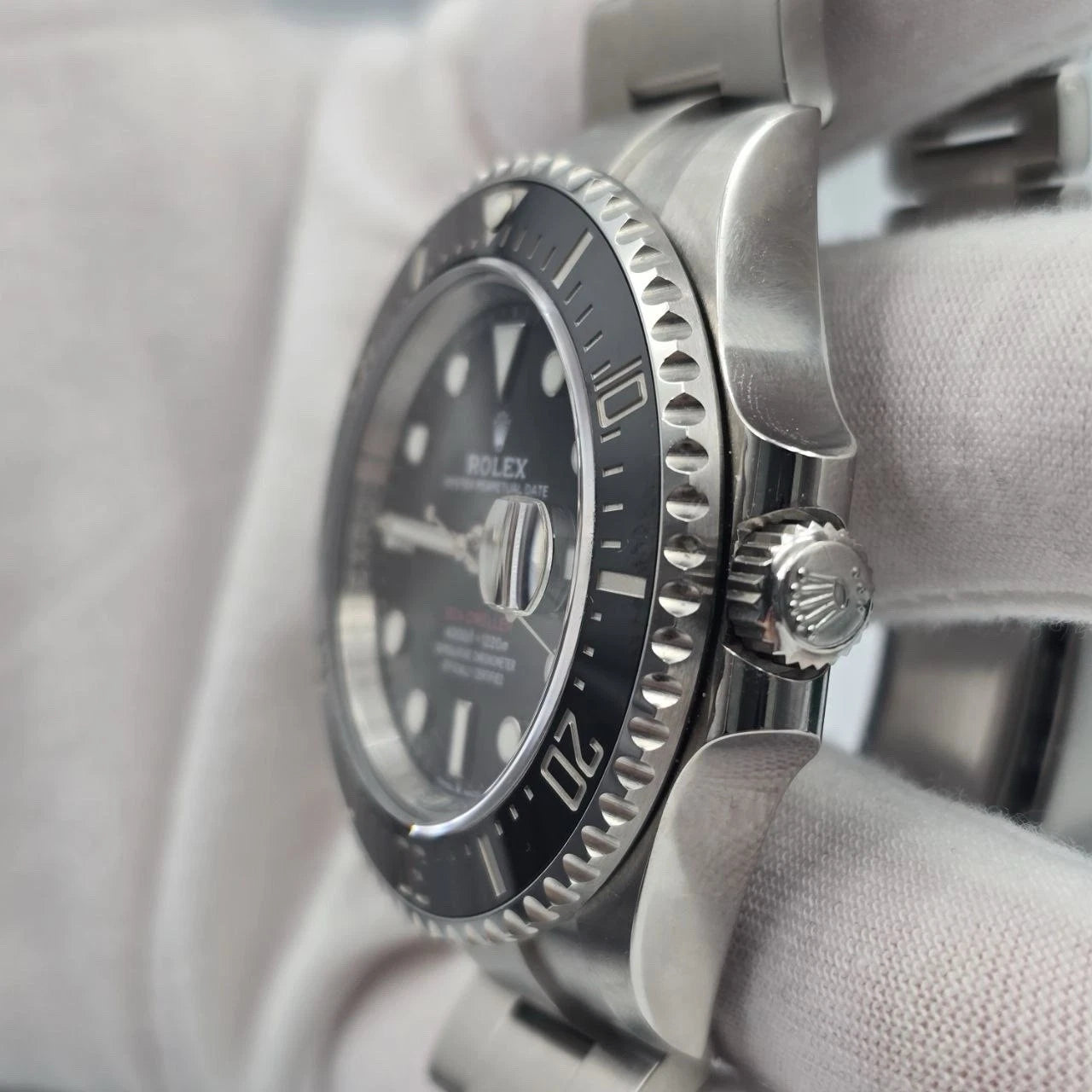 2019 PAPERS Rolex Sea-Dweller Black Red Letters Stainless Steel 43mm 126600 BOX