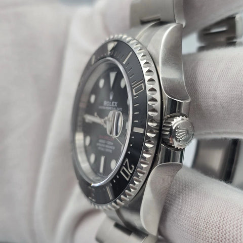 2019 PAPERS Rolex Sea-Dweller Black Red Letters Stainless Steel 43mm 126600 BOX