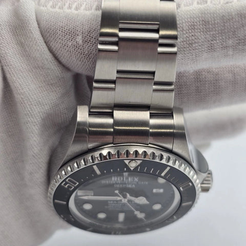 2020 PAPERS Rolex Sea-Dweller Deepsea Black 44mm Stainless Ceramic 126660 BOX