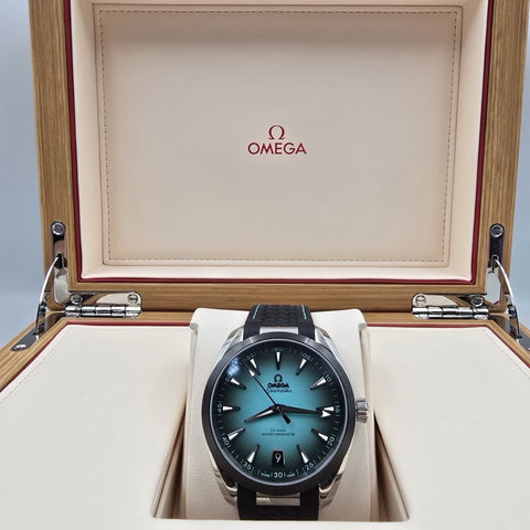 NEW 2026 OMEGA Seamaster Aqua Terra 41mm Turquoise Watch 220.32.41.21.03.001