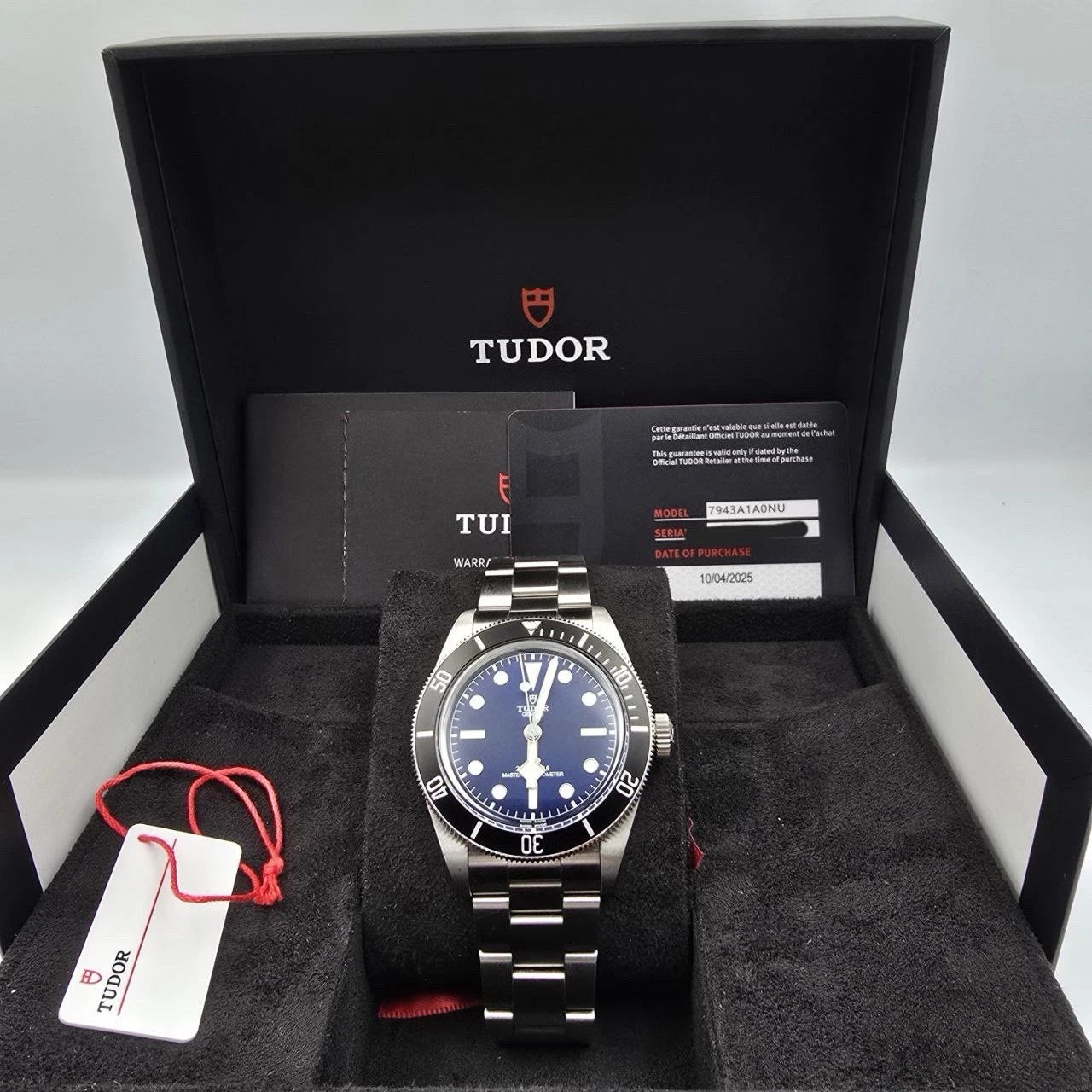 2025 Tudor Black Bay 68 Stainless Steel Blue Dial 43mm M7943A1A0NU-0001 B+P