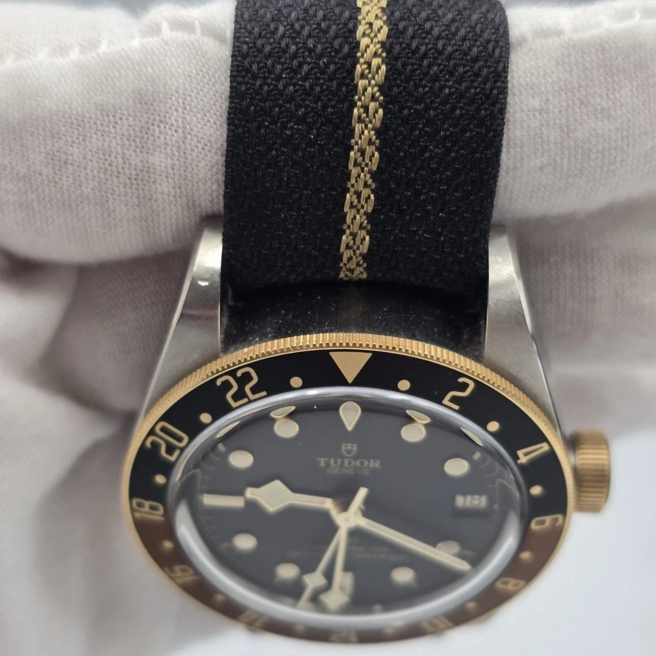 PAPERS 2023 Tudor Black Bay GMT 41mm S&G Rootbeer on Strap 79833MN BOX