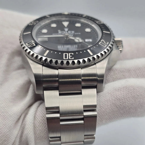 2020 PAPERS Rolex Sea-Dweller Deepsea Black 44mm Stainless Ceramic 126660 BOX