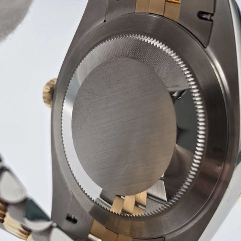 PAPERS 2025 Rolex Datejust 41mm 18K Two Tone Black Dial Jubilee 126333 BOX