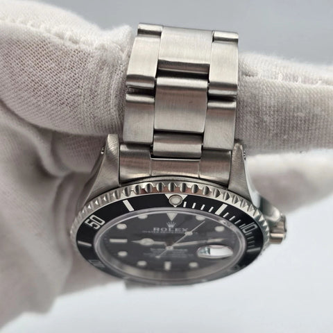 MINT 2023 RSC Rolex Submariner Date 16800 Steel Black Dial Oyster 40mm Watch