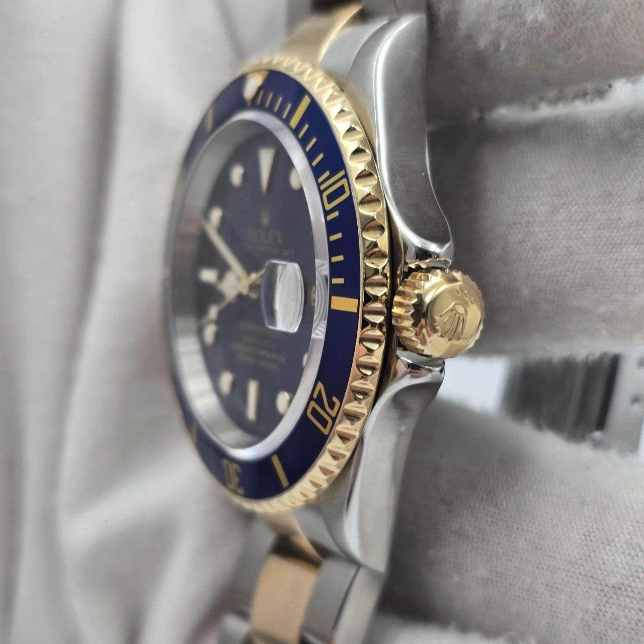 Rolex Submariner 16613 Blue Dial Two Tone