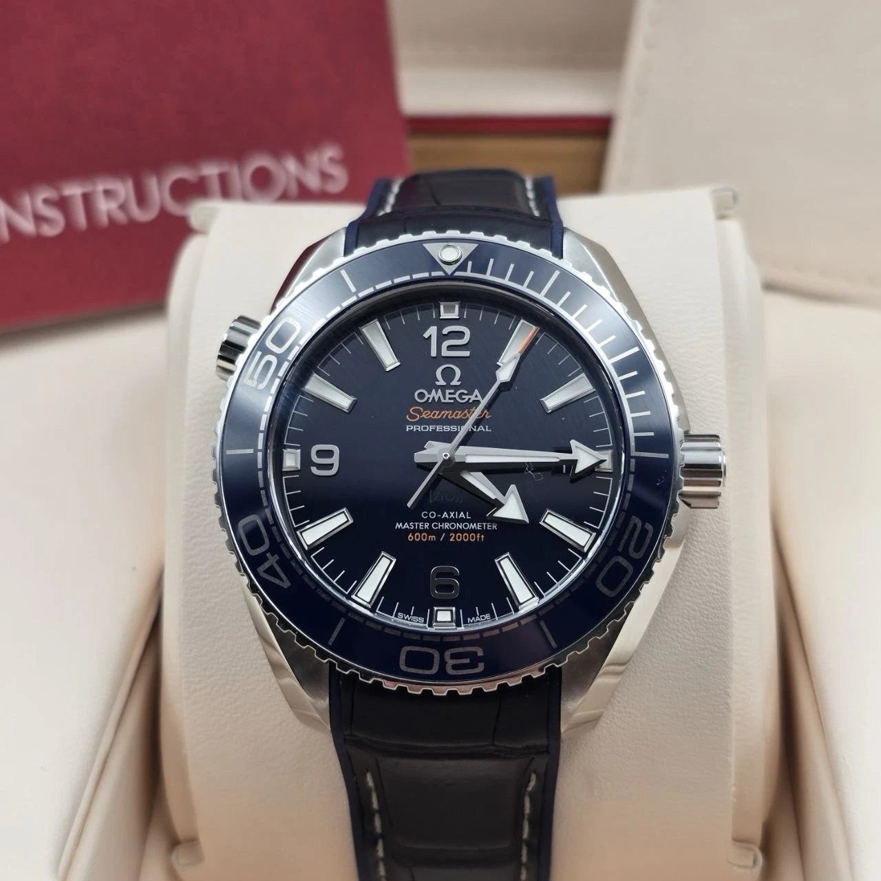 PAPERS 2024 Omega Seamaster Planet Ocean 600M 215.33.40.20.03.001 Watch BOX