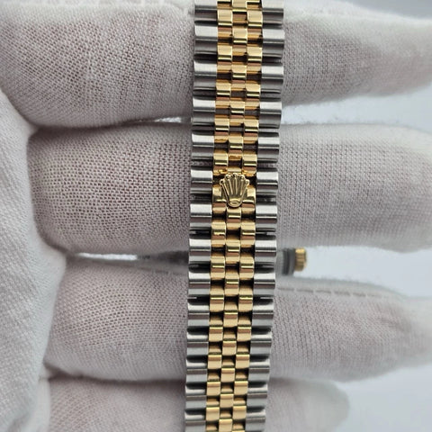 PAPERS 2023 Rolex Datejust 31mm Silver Diamond Dial Two Tone Jubilee 278273 BOX