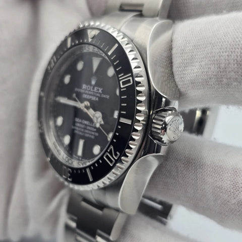 2020 PAPERS Rolex Sea-Dweller Deepsea Black 44mm Stainless Ceramic 126660 BOX