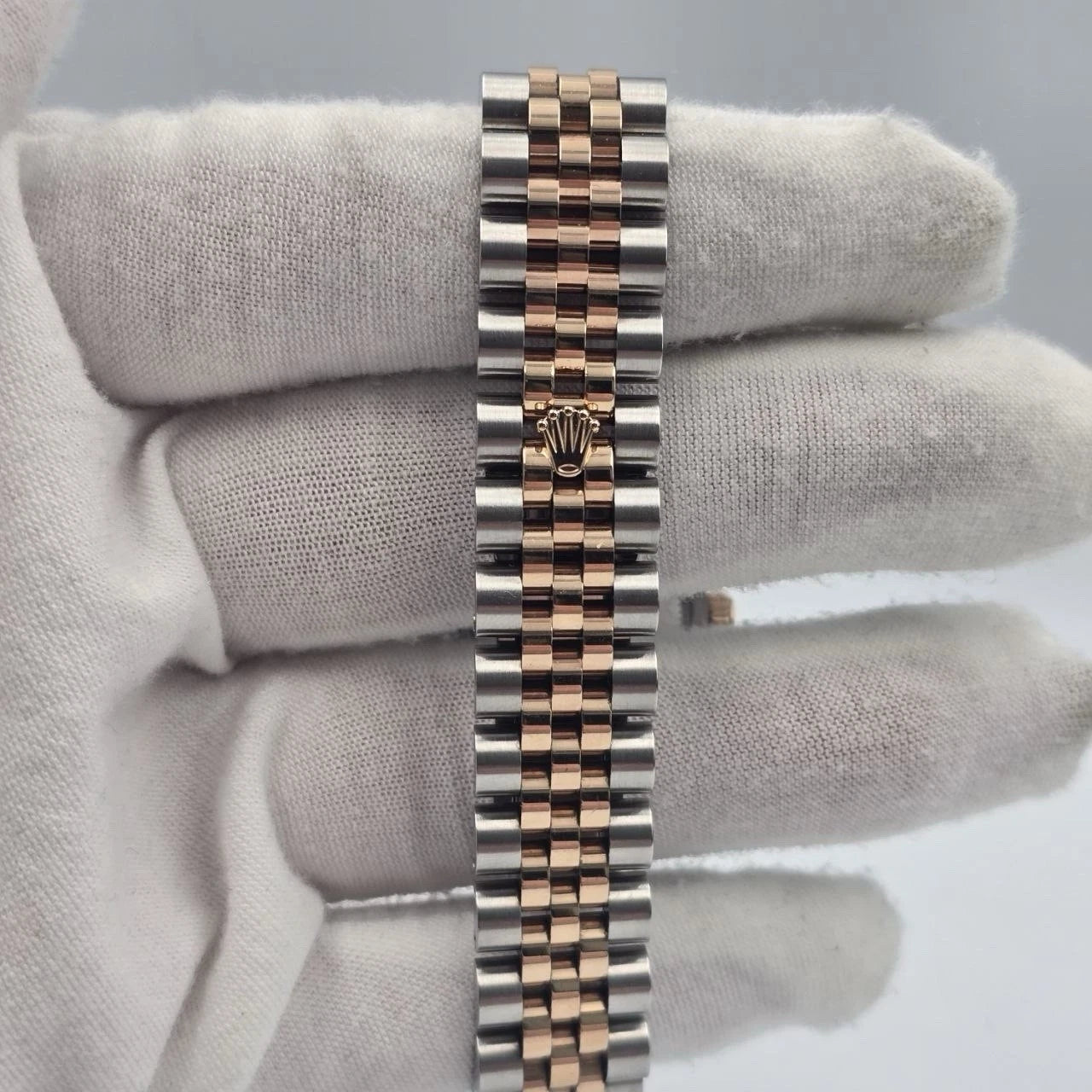 PAPERS 2016 Rolex Datejust 31mm Black Diamond Dial Rose Gold Steel 178271 BOX