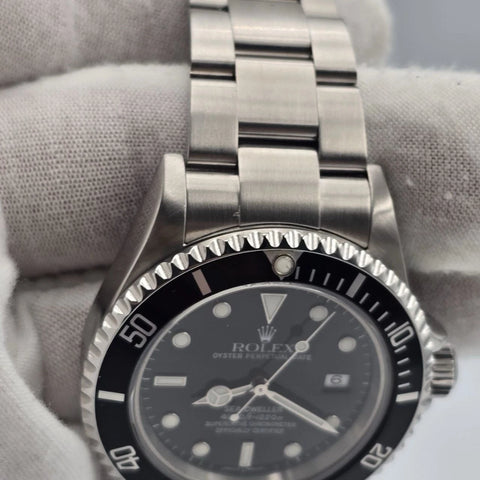 2005 Rolex Sea-Dweller 16600 Stainless Steel Black Dial 40mm Watch