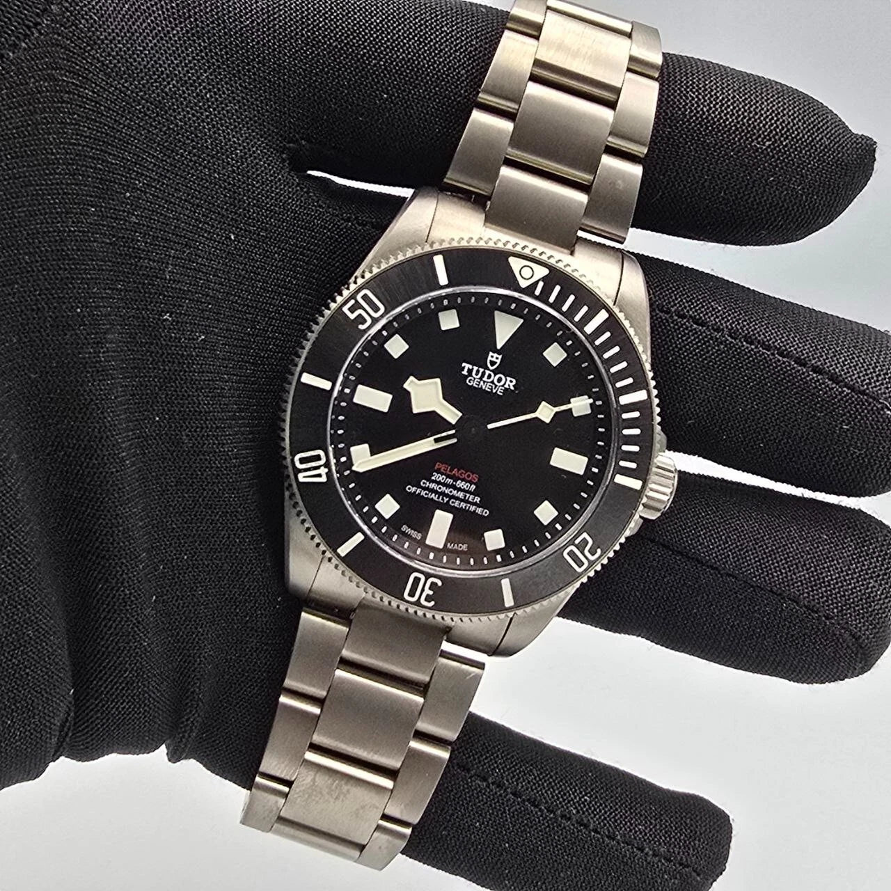 PAPERS 2022 Tudor Pelagos 39mm Titanium Black Dial Automatic Watch 25407N BOX
