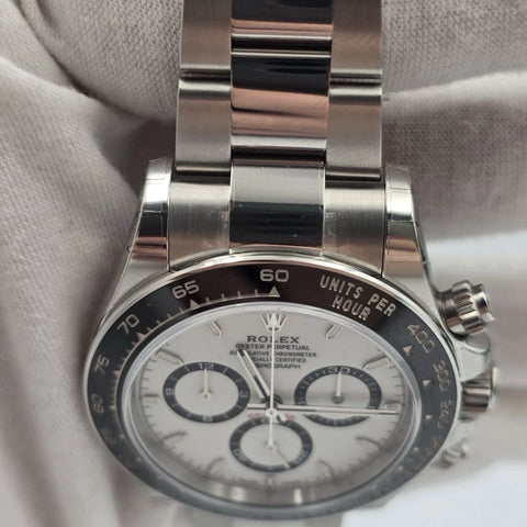 NEW 2026 STICKERED Rolex Cosmograph Daytona 40mm 126500LN Steel White Panda Dial