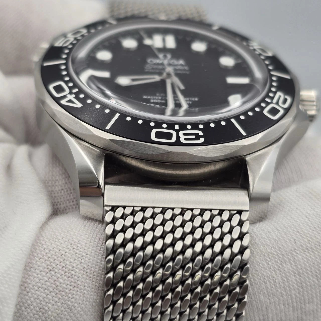 NEW 2025 Omega Seamaster 300M 210.30.42.20.01.010 Black Milanese 42mm Watch